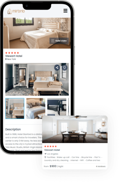 Airbnb-Klon, Ferienunterkünfte von Miracuves