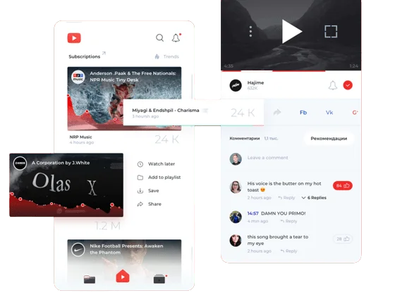 Clone di Youtube, condivisione video di Miracuves, piattaforma di condivisione video