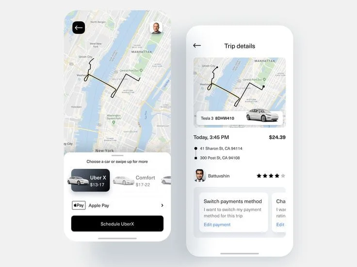 Uber Clone App, Cab on demand by Miracuves