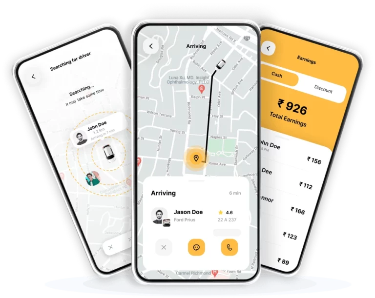 indriver Clone app, taxi bidding, reverse bidding, fare negotiation