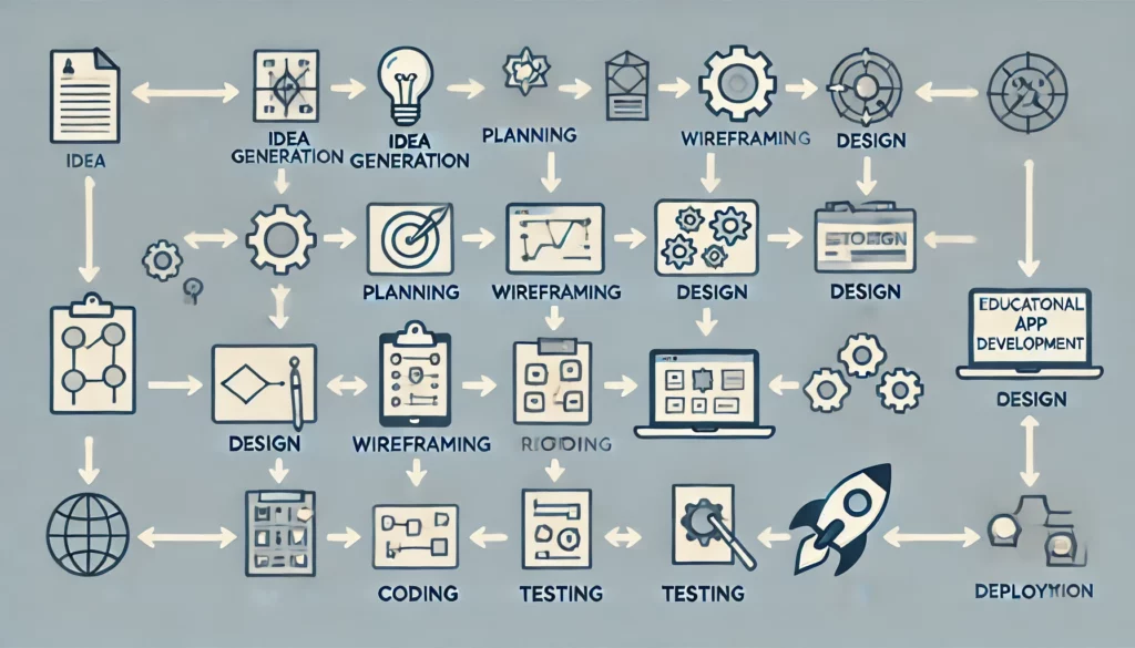 Development Process Educational app