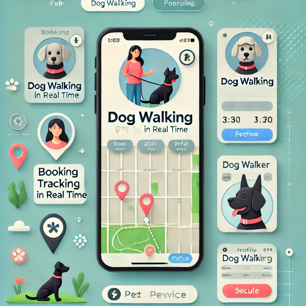 Dog Walking App Interface