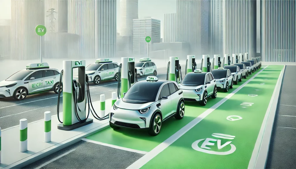 EV Taxi Charging Station