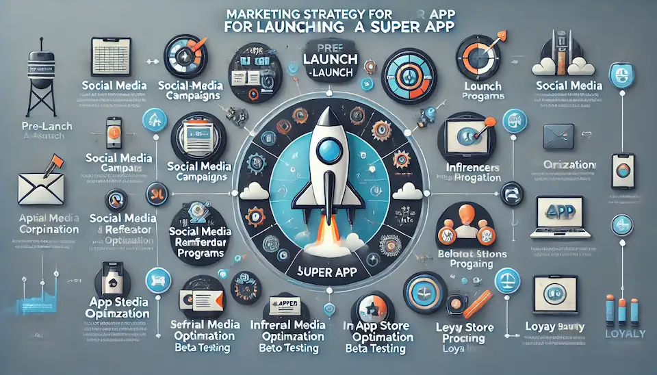 Marketing strategy for super app