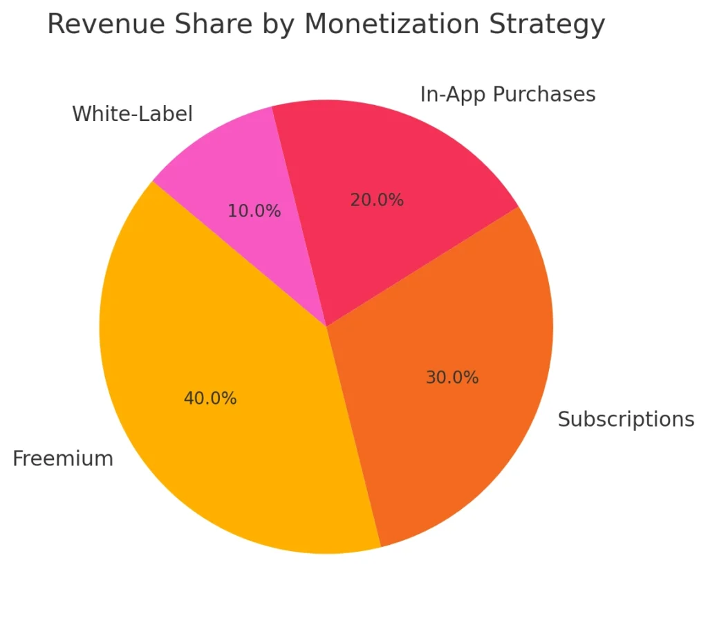 Revenue Share by Monetization Strategy