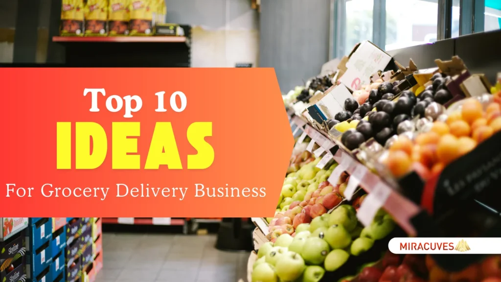 Top 10 Ideas for Grocery Delivery Business Startups in 2024