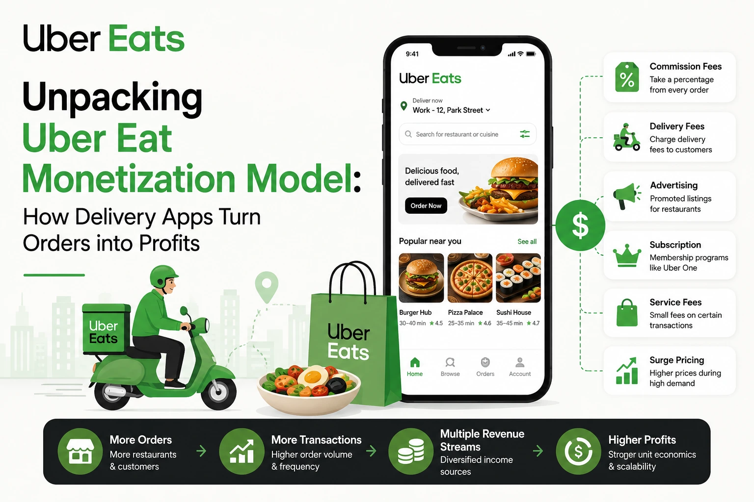 Uber Eats Monetization Model