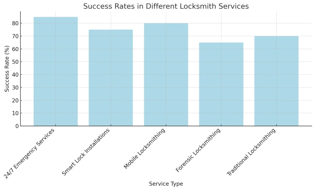 Success Rates in Different Locksmith Services