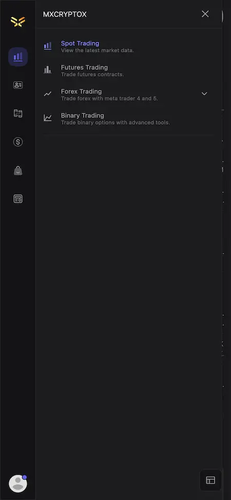Order Details Page in Crypto Exchange Script UI