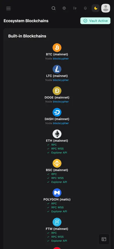 Crypto Trading Script UI – Blockchain Options