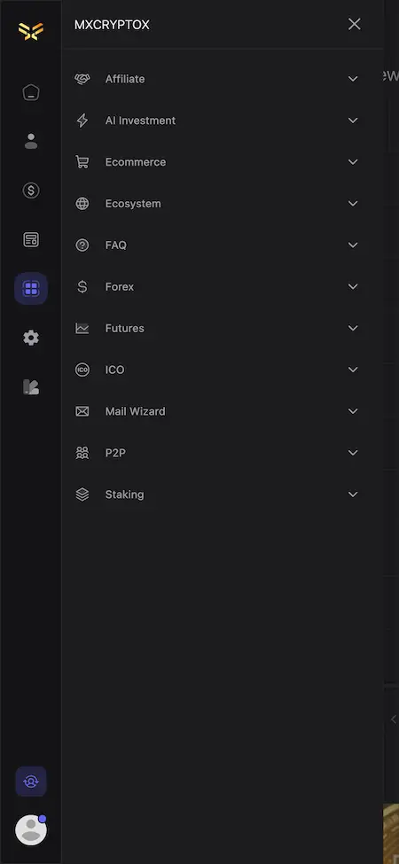 Crypto Exchange Script App General Settings Options