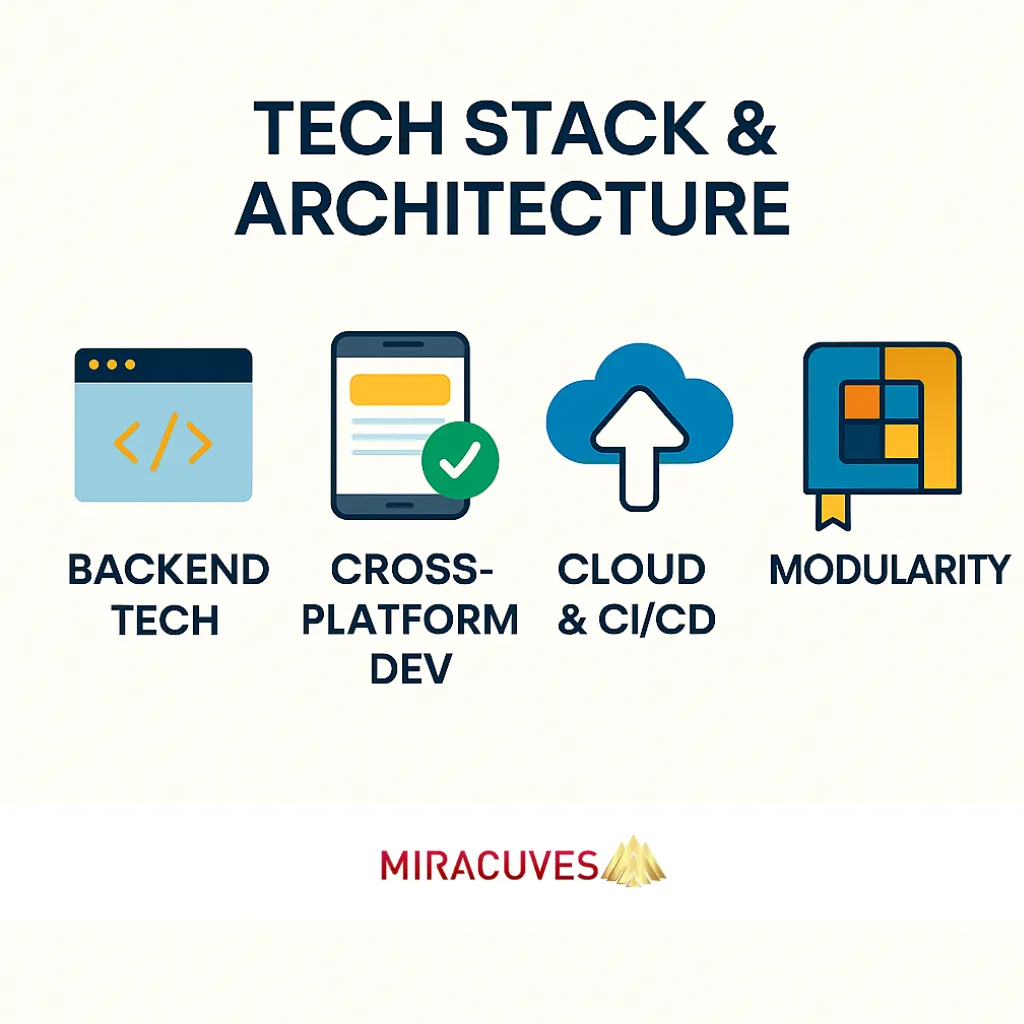 Tech Stack and Architecture for NeoBank clone.
