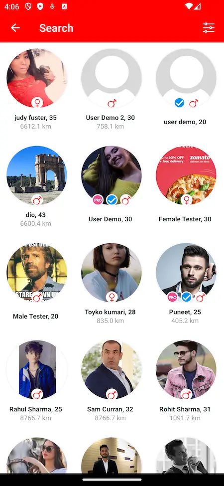 Bumble Clone Screenshot 9
