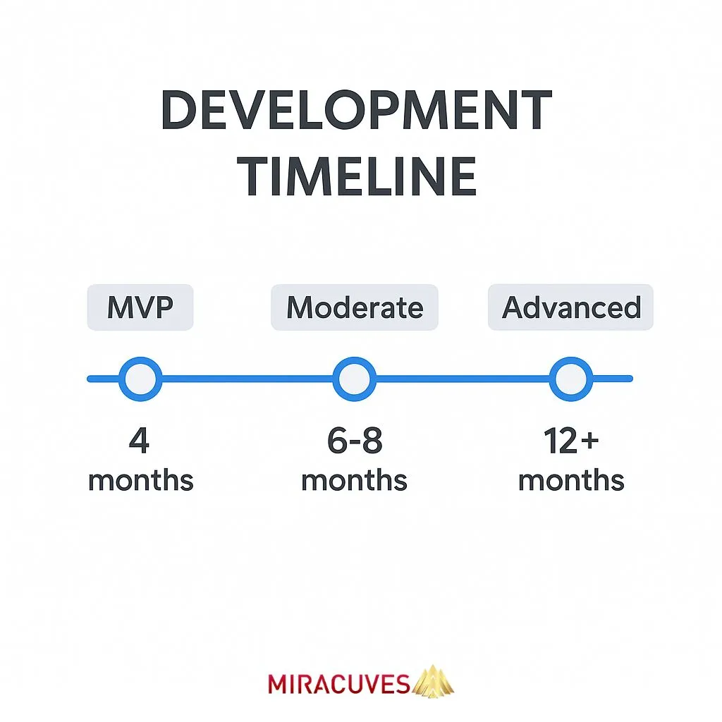 Development timeline for Netflix clone app: MVP to Advanced