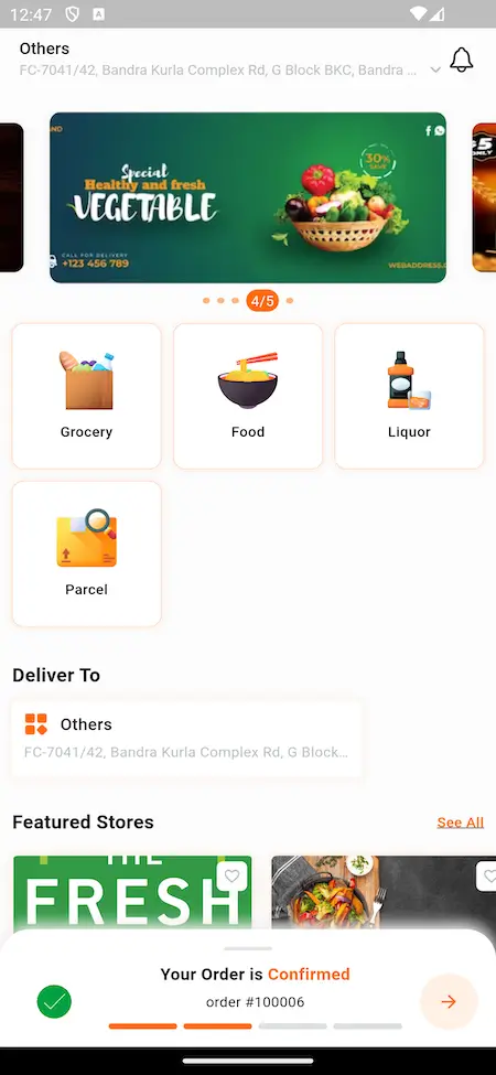 Foodpanda Clone Screenshot-1