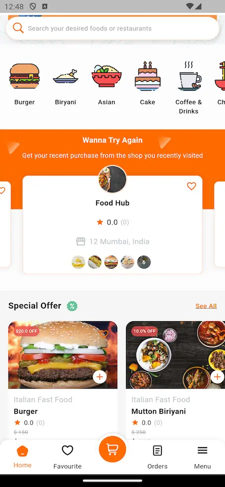 Foodpanda Clone Screenshot-4