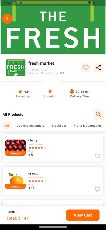 Foodpanda Clone Screenshot-9
