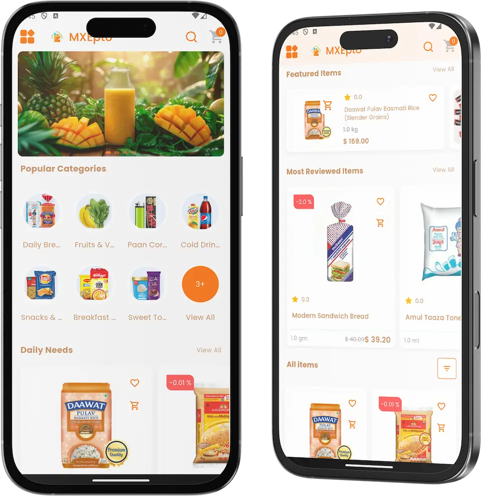 Grofers clone app