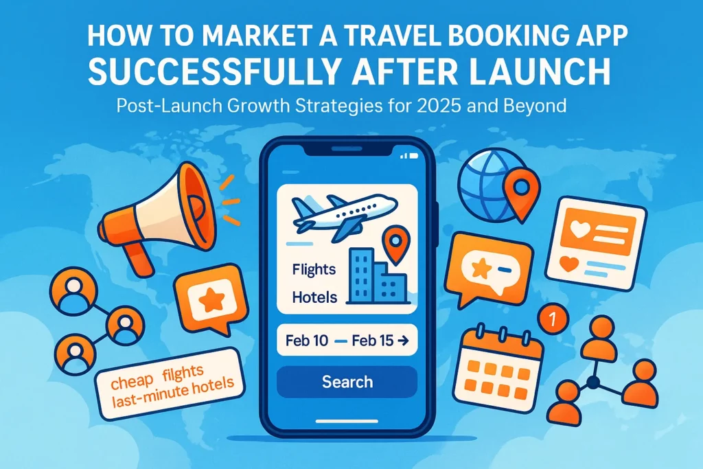 How to Market a Travel Booking App Successfully After Launch