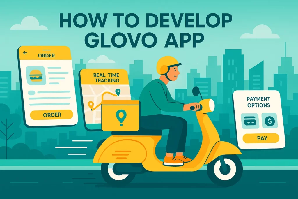 how to develop Glovo clone app
