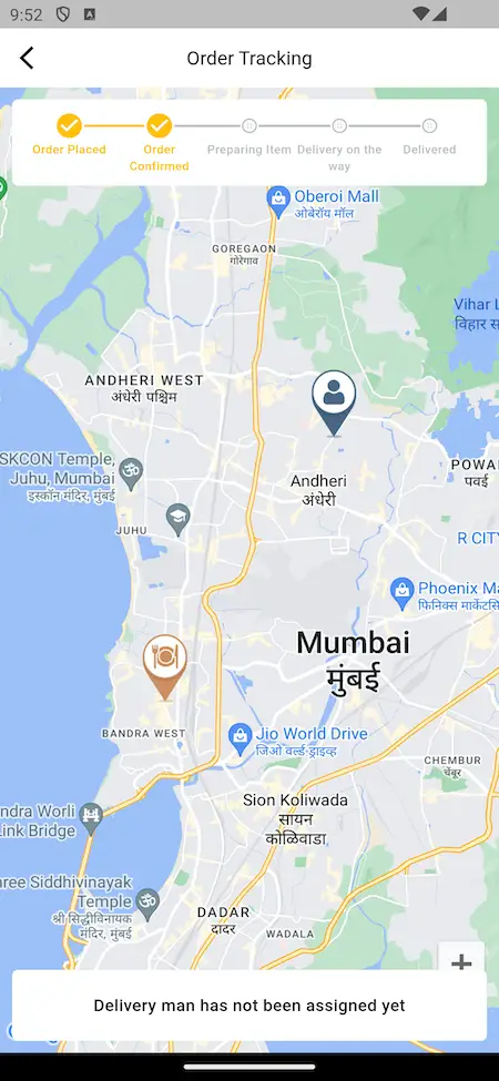 Justeat clone app Screenshot