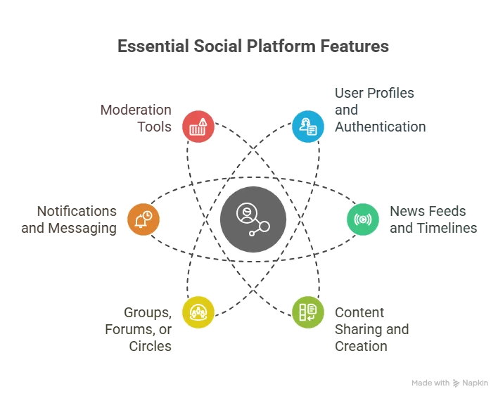 social platform features