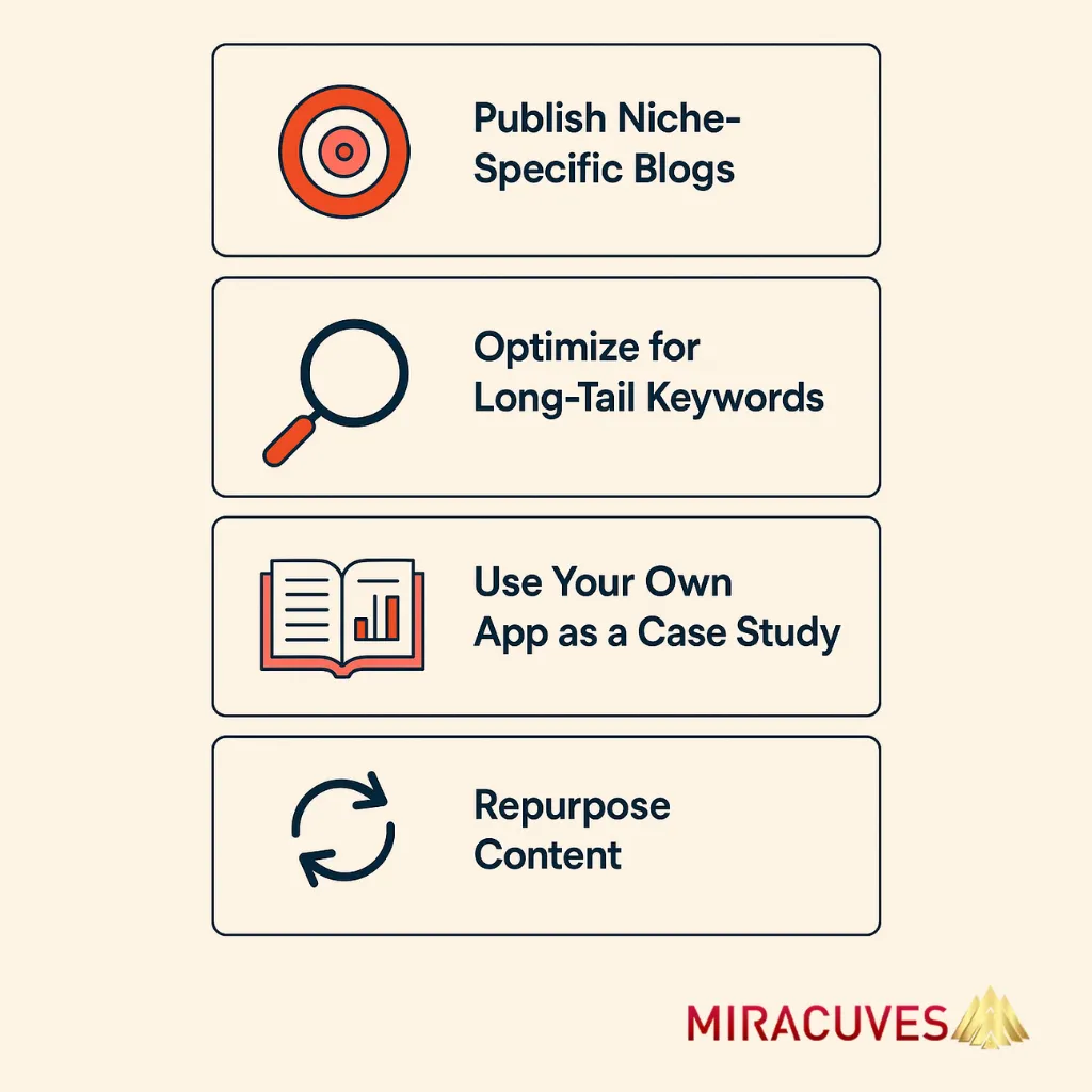 Content marketing and SEO strategies for LInkedin clone app