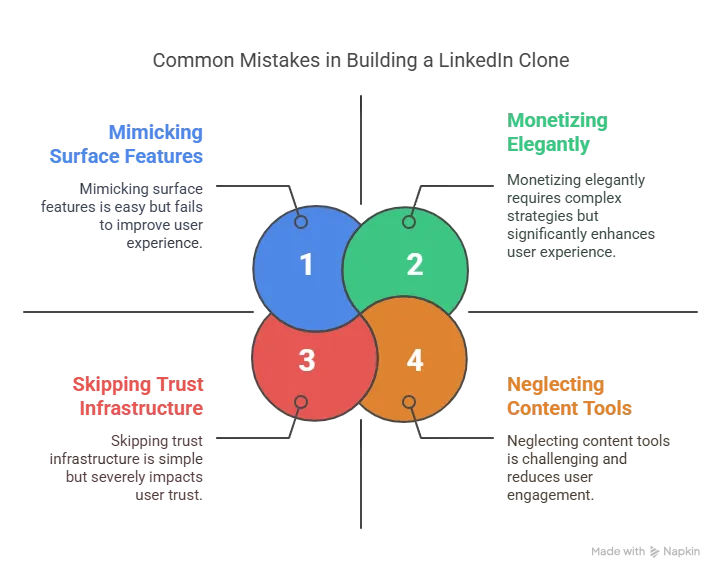 Common Mistakes When Building a LinkedIn Clone
