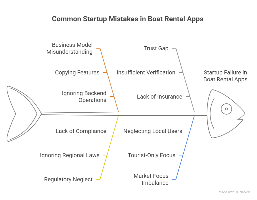 COMMON MISTAKES IN BOAT RENTAL APPS