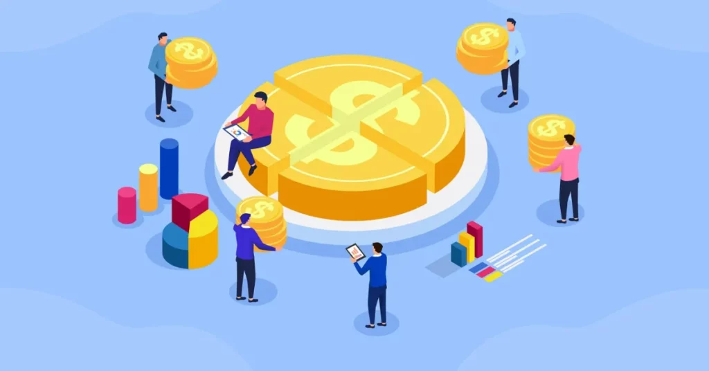 Revenue model for online shopping and e-commerce app platforms