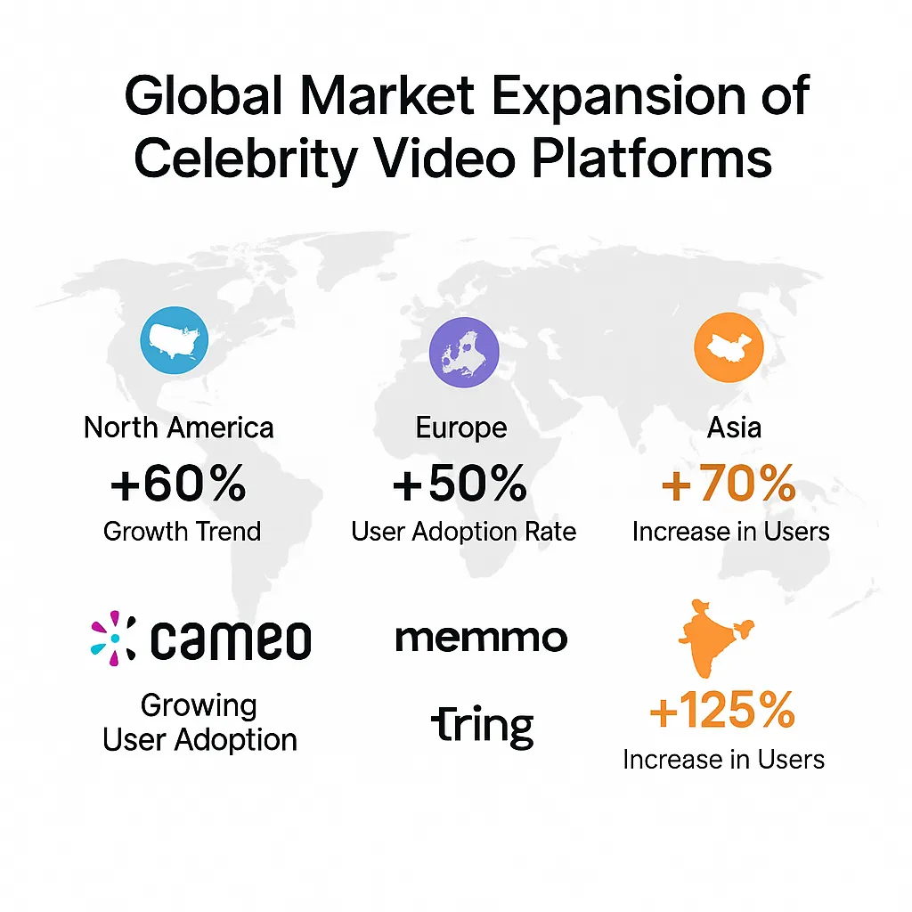 global growth celebrity video platforms infographic 1