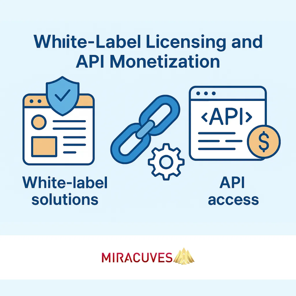 LinkedIn clone app monetization through white-label licensing and API integration options