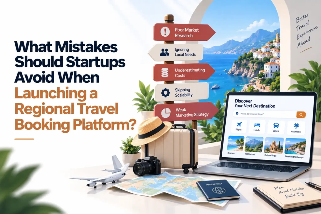 Mistakes to avoid when launching a regional travel booking platform