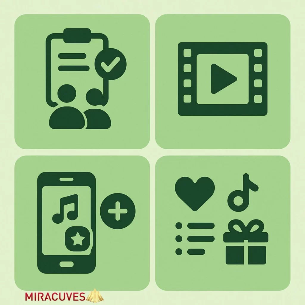 Infographic showing key skills for building a TikTok-like video app