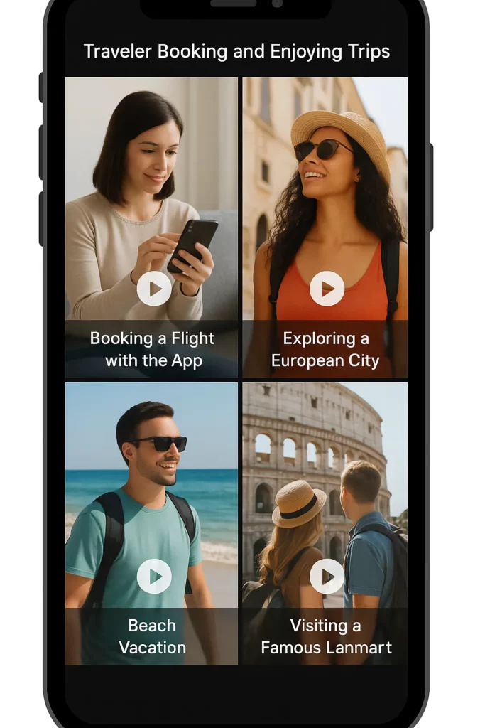 user generated travel videos ota app