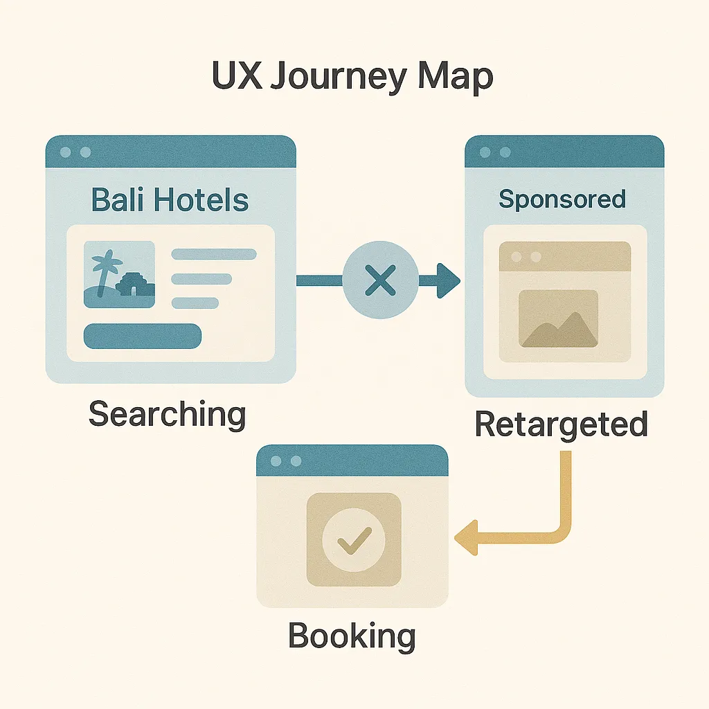ux journey retargeting flow