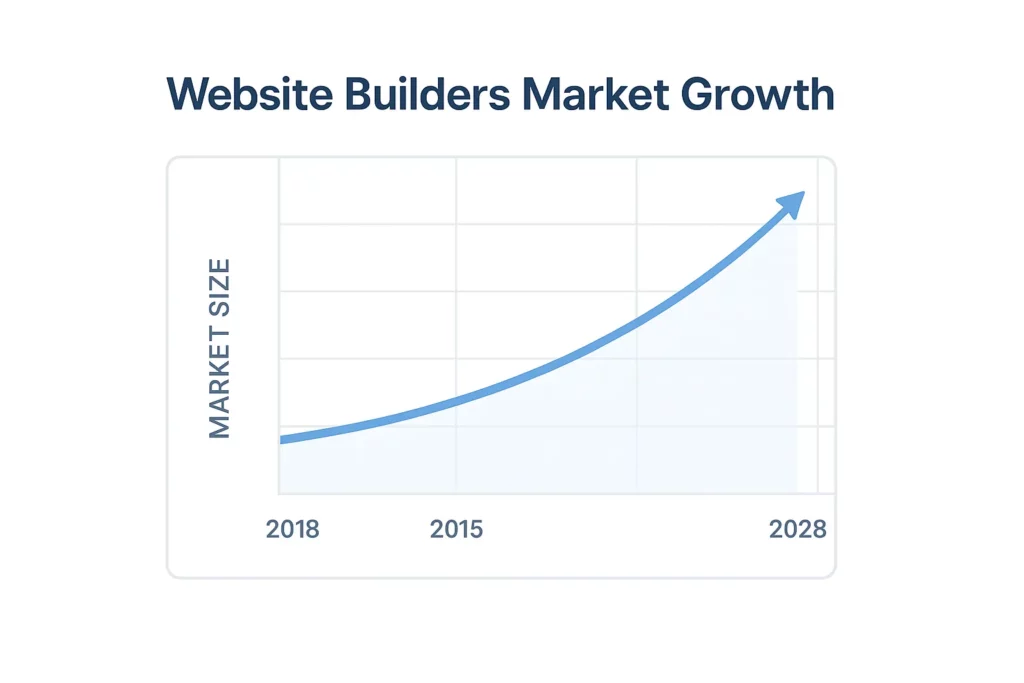website builders market growth