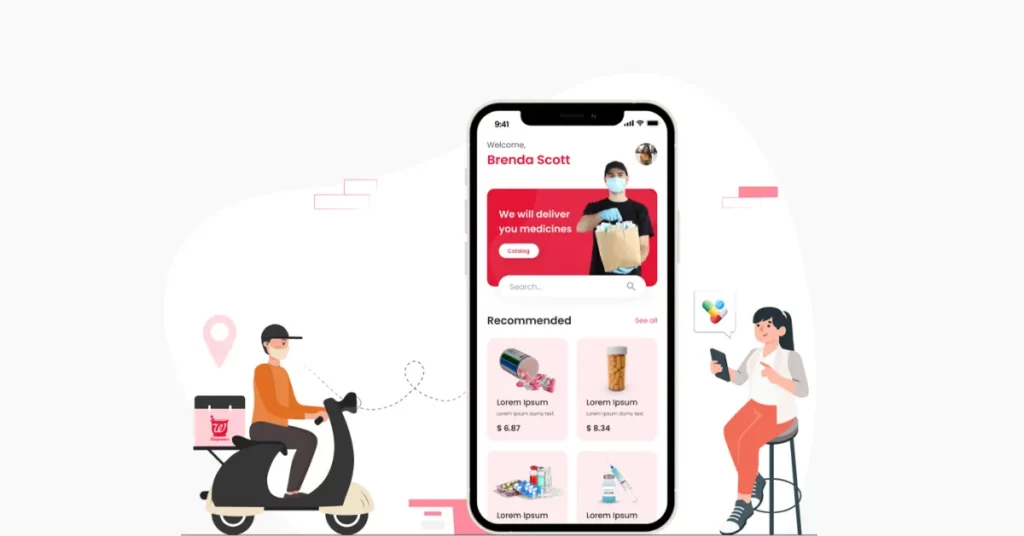 1mg Clone Online Pharmacy App Interface – Medicine Delivery & Healthcare Booking