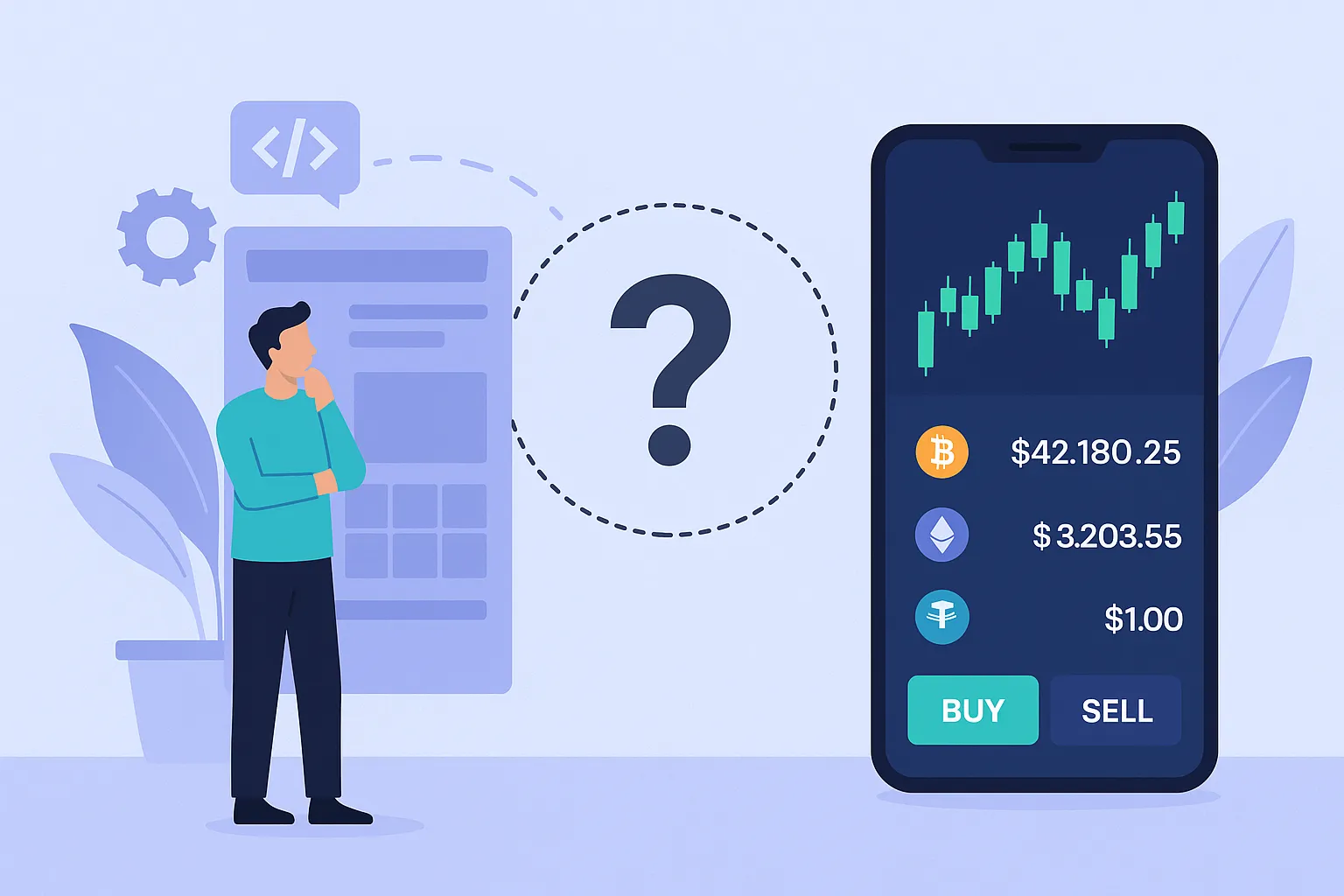 Visual comparison of MEXC clone vs custom crypto exchange development