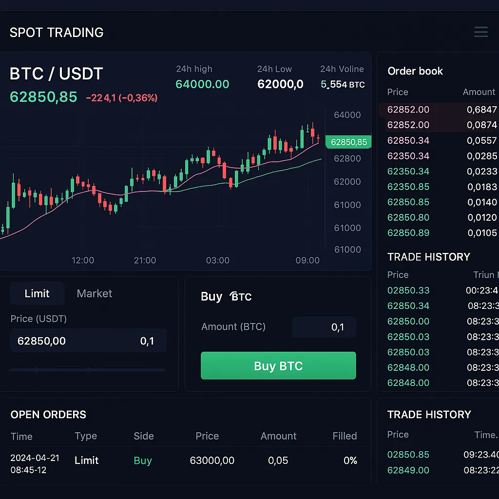 BTCUSDT Trading Dashboard