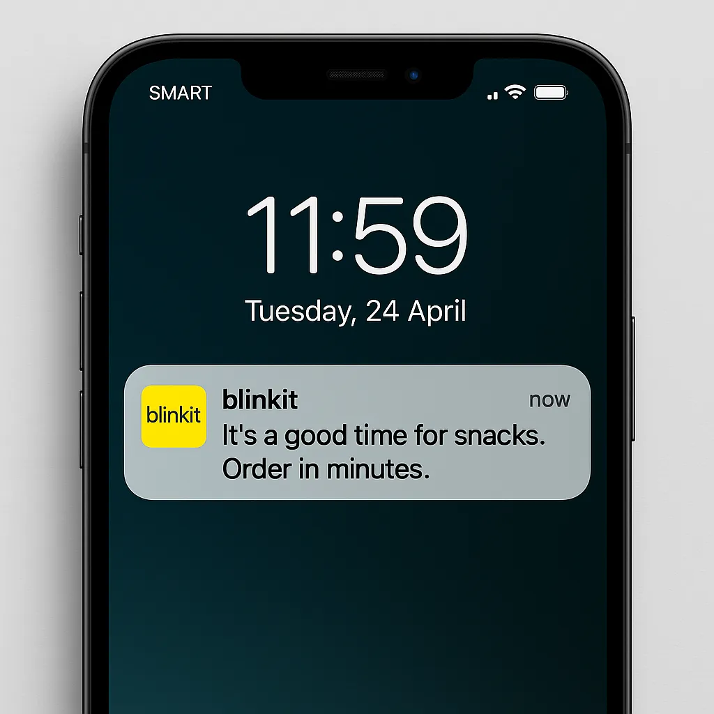 Blinkit Notification Screenshot