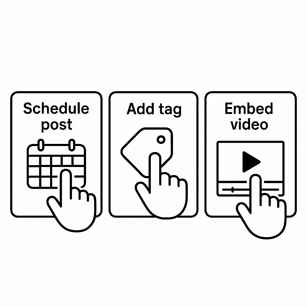 Blog UX Gestures