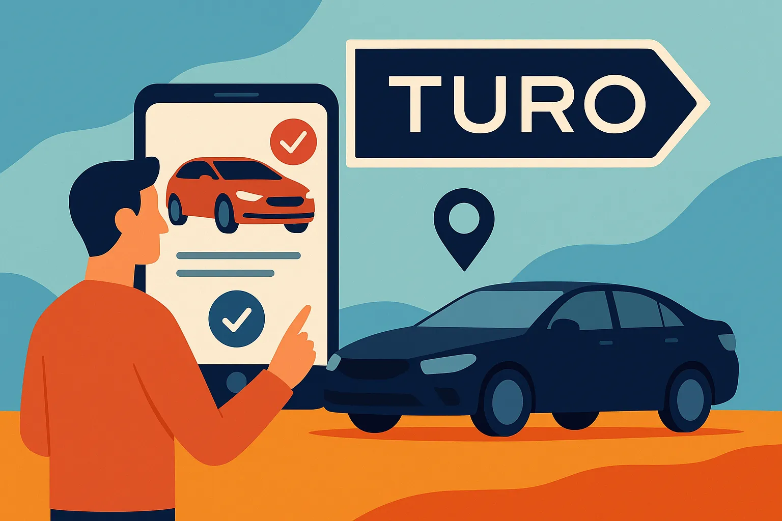 Turo Clone App Concept – Peer-to-Peer Car Rental Platform
