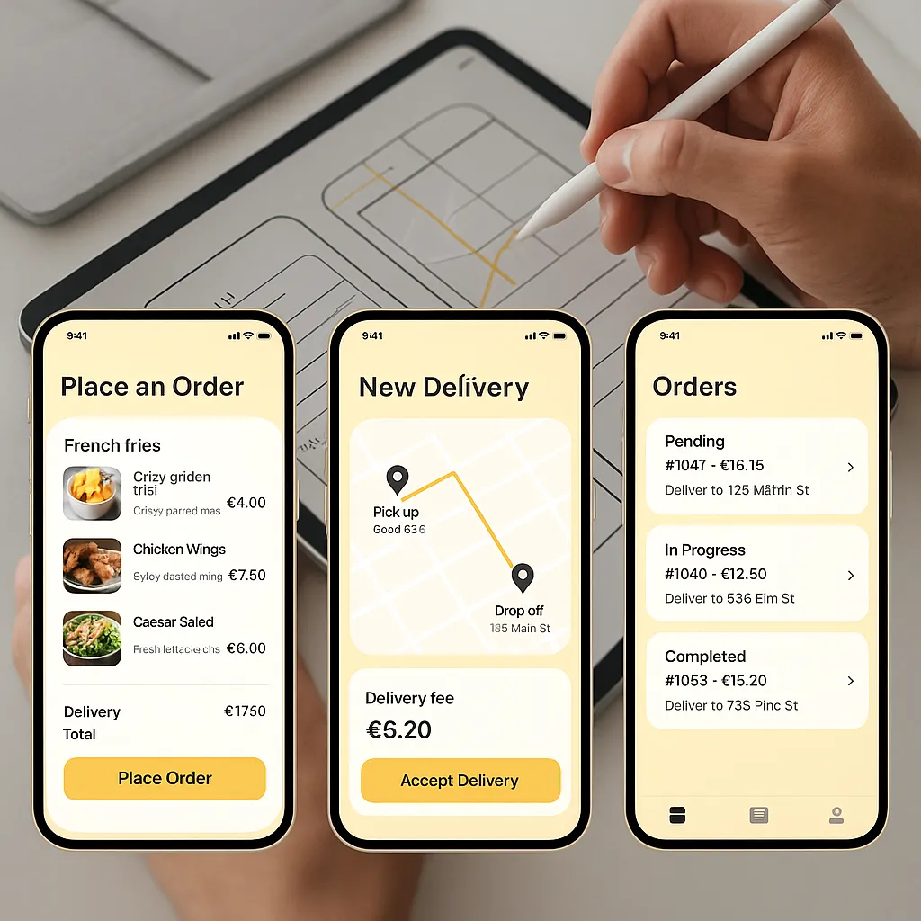 Delivery App Interface Design