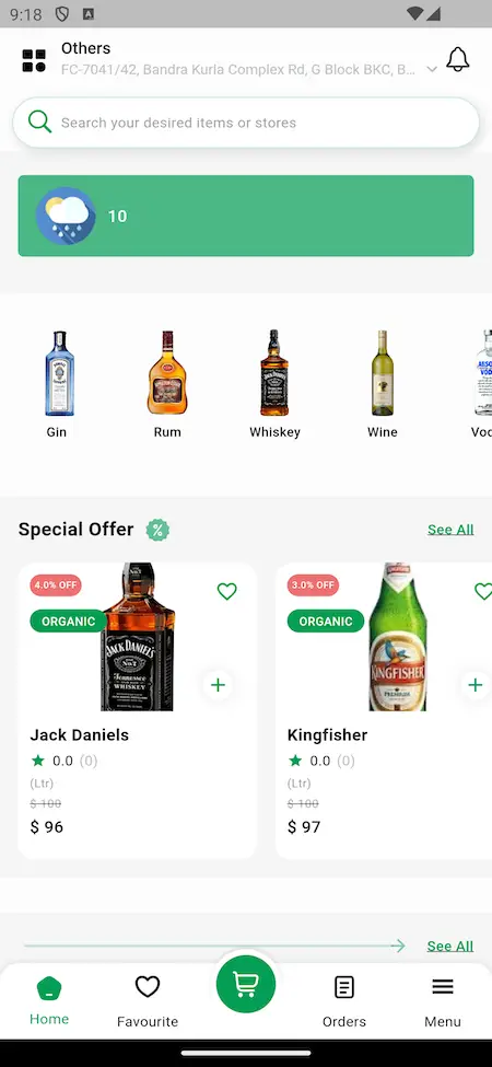Delivery hero clone App Screenshot-11