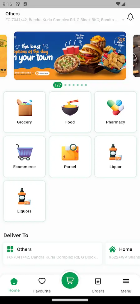 Delivery hero clone App Screenshot-3
