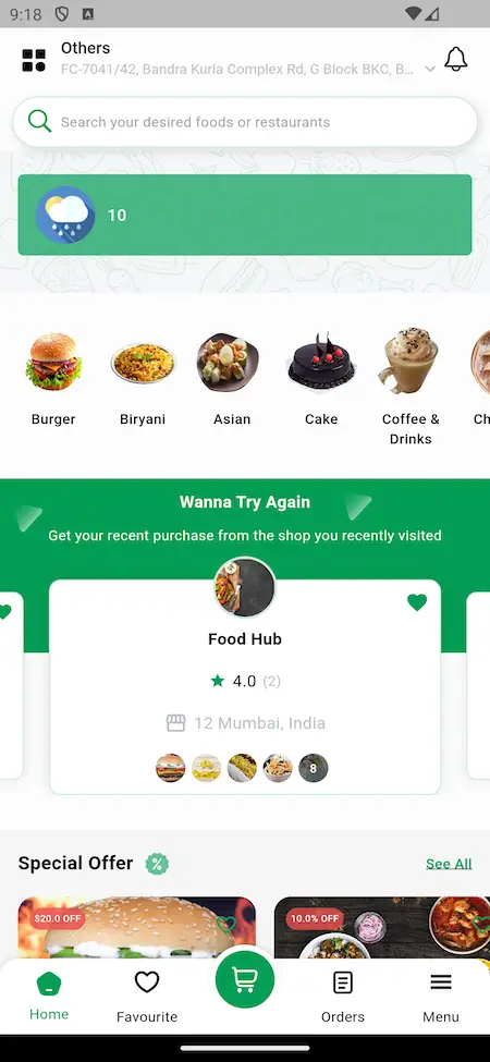 Delivery hero clone App Screenshot-7