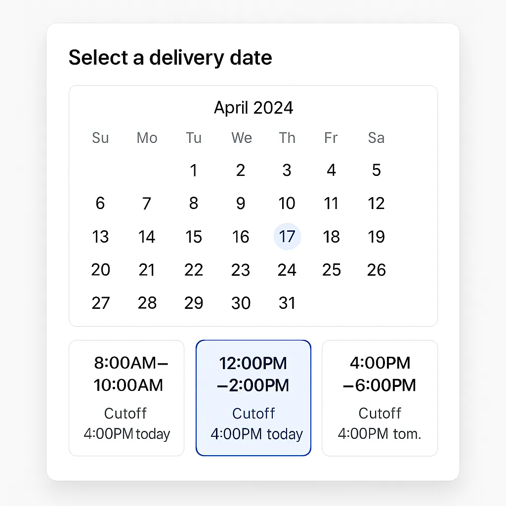Dynamic Calendar Selector 1