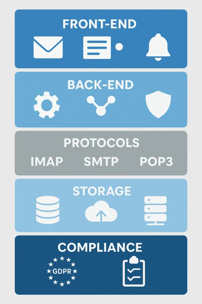 Email App Architecture Layers Explained