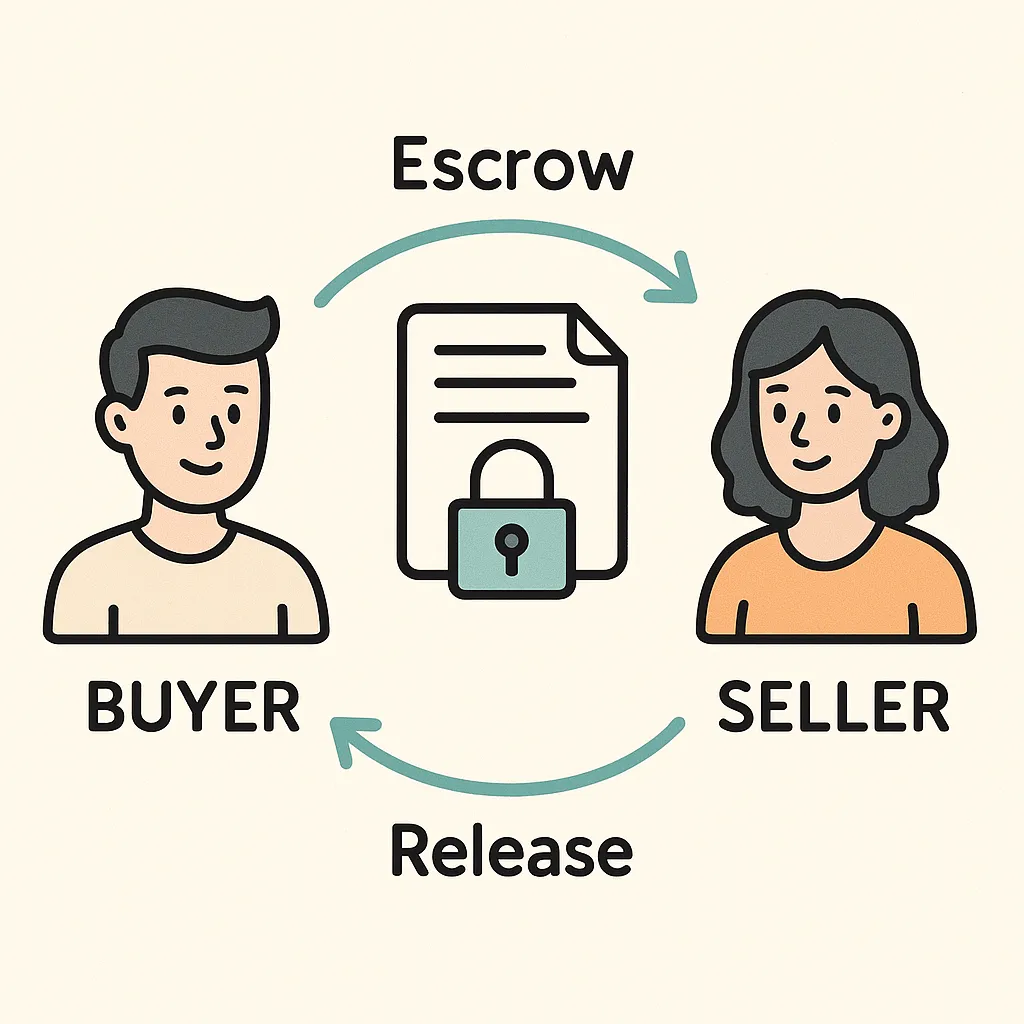Escrow Process Illustration